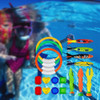 19 Pcs Brinquedos De Mergulho Underwater Piscina Afundamento 4