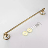 Barral Simple Toallero Vintage Bronce Con Cerámica 4