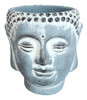 Cachepot Decorativo Vaso Cabeça Buda Em Cimento 14x8 0