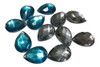 Gema Acrilica Facetada Gota Lagrima 18 X 25 Mm X 100 Unid 0