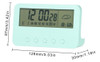 Homesogood Reloj Electrnico Con Nmero De Luz De Fondo Inteli 2