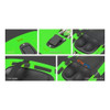 Prancha P/ Kneeboard C/ Cinta E 4 Pegadores - Seaflo - Verde 2