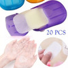 Kit X5 Jabon Laminas Portátil Jabonera Pocket 20 Laminas C/u 1