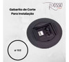 Caixa Universal Redonda Abs 2 Blocos - Preto (sem Blocos) 5