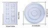 Molde De Silicona Calendario Giratorio Ideal Para Resina 3