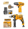 Atornillador 12 V + Taladro 810w C/perutor Ingco - Ynter Ind 1