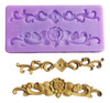 Molde De Silicone Acabamento Flores Arabesco 0