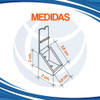 Escuadra Soporte De Estante Mueble Gris X 100 Unidades 1