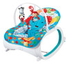 Cadeira De Descanço Balanço Musical Azul + Naninha Ursinho 2