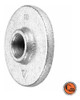 Brida Hierro Galvanizado Lisa Rosca Hembra 11/2 Pulgadas 1