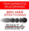 Postas De Goma Swat Airguns 17,5 Mm .68 X 100 Siliconadas 3