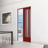 Porta Sanfonada Pvc Plastporta 210x60cm Translucida Bcf 1