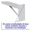 6 Suportes Pia Granito Branco Parafusar Balcão Robusto 60 Cm 5