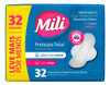 Absorvente Mili Suave C/abas 32 Unidades Fluxo Intenso 0