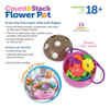 Learning Resources Poppy The Count & Stack Flower Pot - 15 P 4