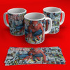 102 Plantillas Sublimación Tazas - Comic Superheroes 0