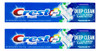 Crest Plus Kit X2 Pasta Dental Deep Clean Fluor Menta 0