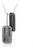 Collar Wolverine Chapa Cadena Tag Anime Manga 0