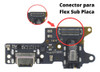 Placa Flex Conector Carga Mic Compatível Redmi 8 / 8a Turbo 3