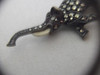 B. Antigo - Broche Antigo Elefante Com Macassites E Rubi Eb4 1