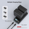 Baterías Y Cargador Doble Repuesto Smallrig Np-f970 6