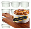 10 Ramekim Grande  Primeira Linha Porcelana Fina Com 210 Ml 0
