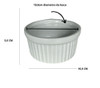 10 Ramekim Grande  Primeira Linha Porcelana Fina Com 210 Ml 4