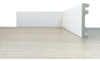 Rodapé Poliestireno Liso Branco 10cm + Bucha + Parafuso 6b 2