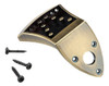 Peça Traseira De Bandolim Triangular De Metal Para Guitarra 0