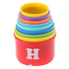 9pc Niños Niños Bebé Educativo Letras Plegable Copa Pagoda P 1