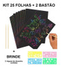 Kit Folhas Papel Mágico Para Desenho Multicolor + Brindes 1