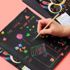 Kit Folhas Papel Mágico Para Desenho Multicolor + Brindes 6