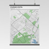Mapa Ciudad Evita 80x61 Cm 2