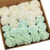 Mefier Combo De Flores Artificiales Delicadas Flores Mixtas 4