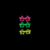 12 Anteojos  Lentes Marco Fluo  Colores Sin Vidrio Cotillon 2