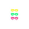 12 Anteojos  Lentes Marco Fluo  Colores Sin Vidrio Cotillon 4