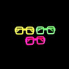 12 Anteojos  Lentes Marco Fluo  Colores Sin Vidrio Cotillon 7