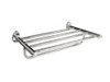 Repisa Estante Toallero Barral Baño 50cm Metalico Cromado 0