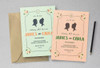 Pack Invitaciones Imprimibles Para Casamiento Ilustradas 0