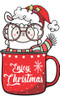 Kit Cliparts Llamas Navidad Imagenes Png Navideños #n110 0