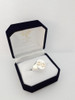 Sello Iniciales Anillo Dama Mujer Jovencita Plata Y Oro 3