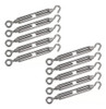 Tensor Ojo Gancho Galvanizado 10mm Para Cables X 10 0