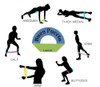 Banda Elastica Diferentes Resistencias Gim Pilates Fitness. 1