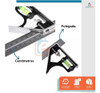 Esquadro Combinado C/ Nivel 12 Polegadas (30,48cm) Starfer 2