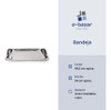 Bandeja Rectangular Acero Inoxidable Nativa Asa Cuero 50cm 1