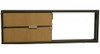 Frente De Placard Corredizo Cedro 1,50x0,50 - Marco De Chapa 0