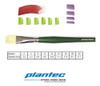 Pincel Chato Plantec 8780 Pelo Cerda Blanca N 20 1