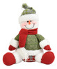 Boneco De Neve Natal Pelúcia Sentado 25cm 0