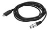 Cabo De Microfone Usb Para Conector Xlr Female Plug Play 2