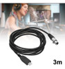 Cabo De Microfone Usb Para Conector Xlr Female Plug Play 5
